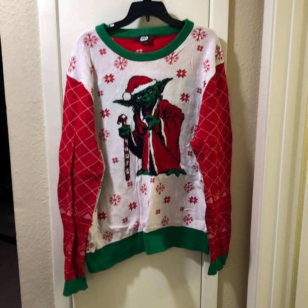 Plus size Star Wars Yoda Ugly Christmas Sweater